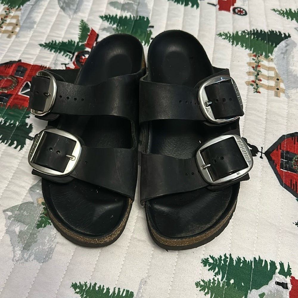 Birkenstock big buckle women’s size 42 - black